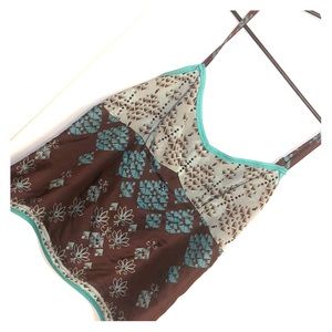 Formal silk tank top